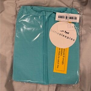 Little Sleepies Glacier Blue Zippy Pajamas